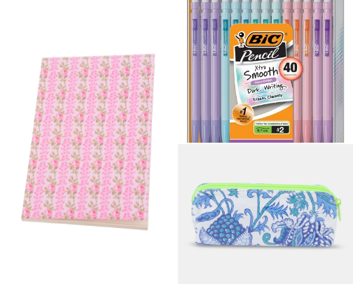 back to school essentials cover photo collage