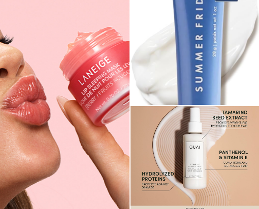 My favorite beauty recs cover photo collage