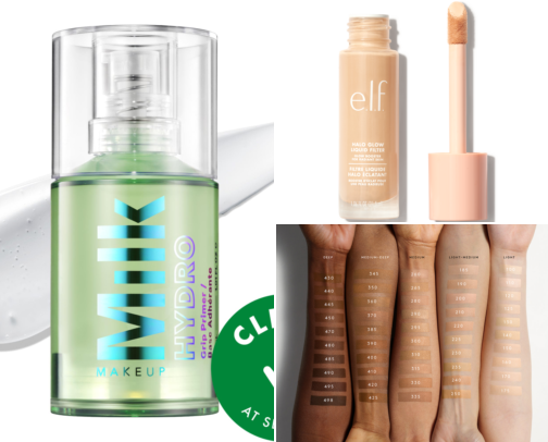 full glam makeup cover photo collage