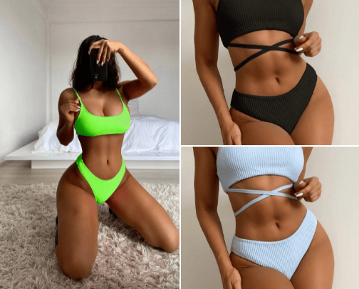 Bikinis under 20$! cover photo collage