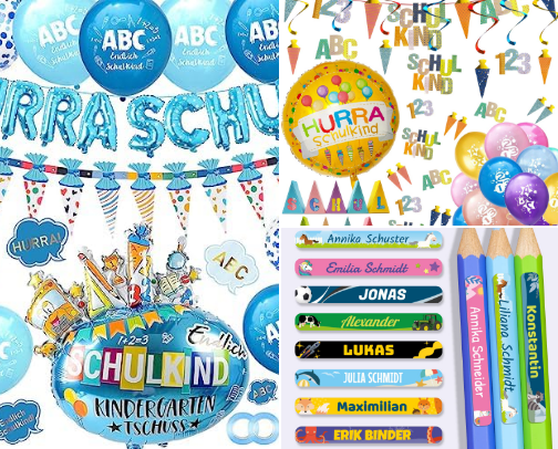 Einschulung cover photo collage