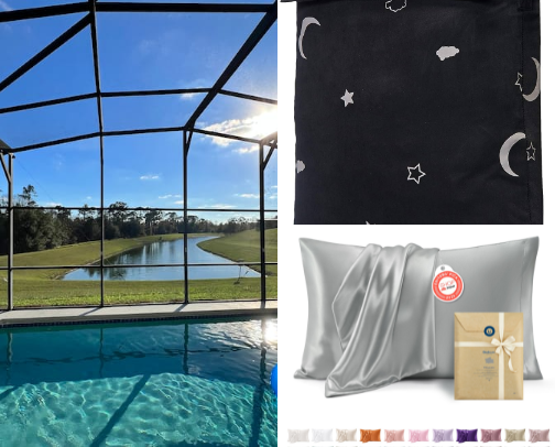 Airbnb Comfort Upgrades: Top Amazon Picks Travelers Bring to Their Kissimmee & Orlando Vacation Rental cover photo collage