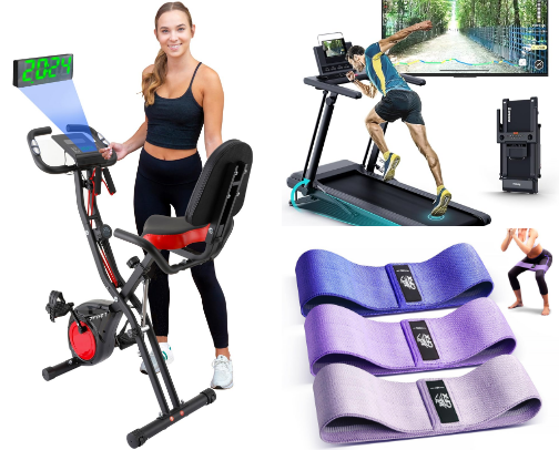 Fit and Fabulous at Home cover photo collage
