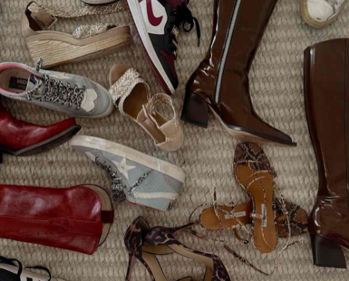 shoes cover photo collage