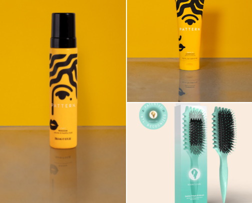 Curly hair favs cover photo collage