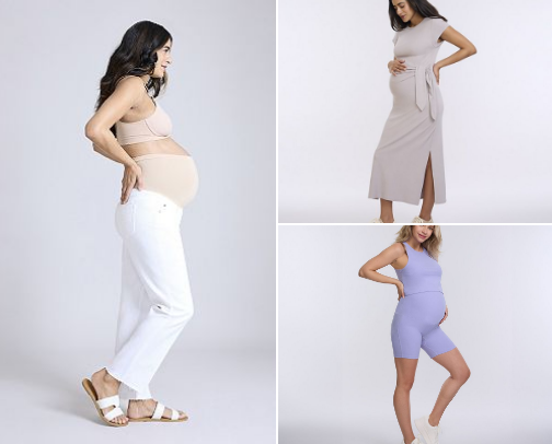 Bump Chic: Stylish & Comfortable Maternity Wear. cover photo collage