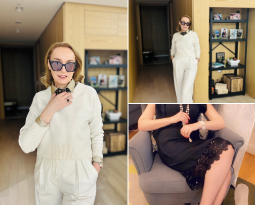 Go back to your closet and style an outfit cover photo collage