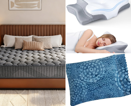 Sleep well essentials. cover photo collage