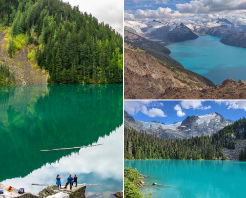 Beautiful BC places cover photo collage