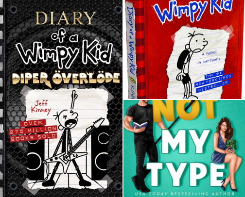 Book recommendations cover photo collage