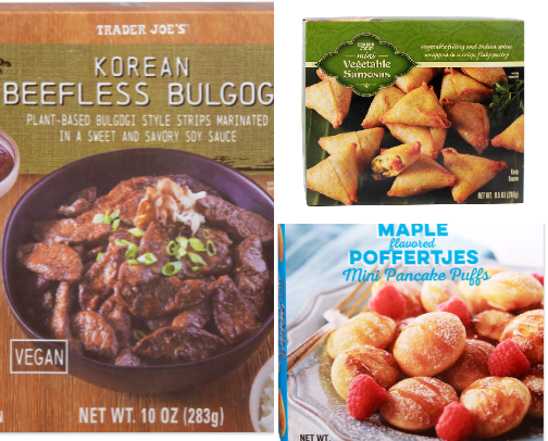 My favorite Trader Joe's finds ✨️ (vegan) cover photo collage
