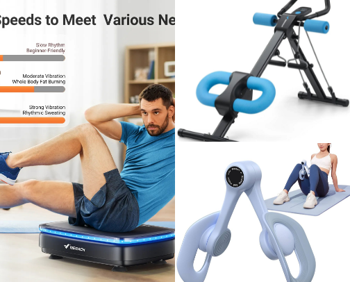 Workout equipment I live by cover photo collage
