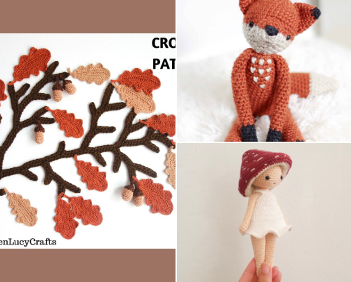 🍂 Best FALL Crochet Patterns on ETSY 🍂 cover photo collage
