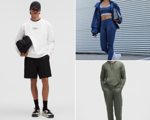 Lululemon's trending style cover photo collage