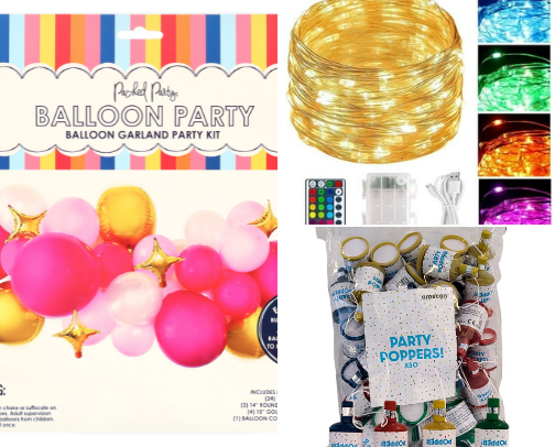 Party decorations must haves cover photo collage