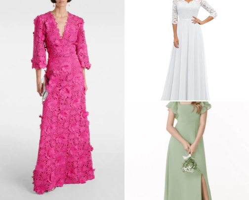 Elegant Formal Wedding Guest Dresses 👗✨ cover photo collage