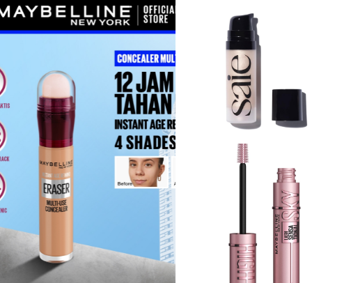 Make up longlasting cover photo collage