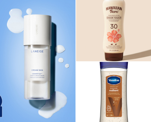 Replenish your dry skin here cover photo collage