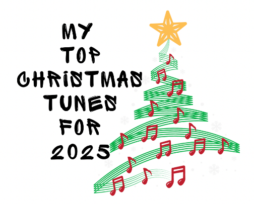 My Top Christmas Tunes for 2025 cover photo collage