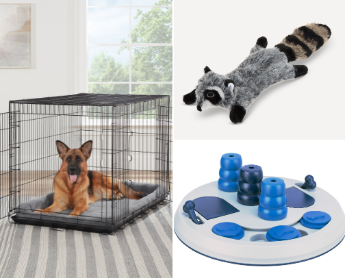 Products for needy pets (like my Goldens) cover photo collage