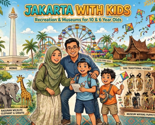 Jakarta Family Favorites - Recreation & Museums for Kids cover photo collage
