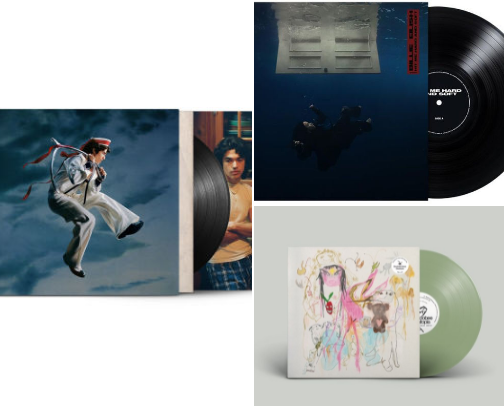 Vinyls I'd listen to on repeat cover photo collage
