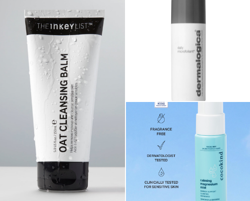 Skincare products for those colder months! ❄️ cover photo collage