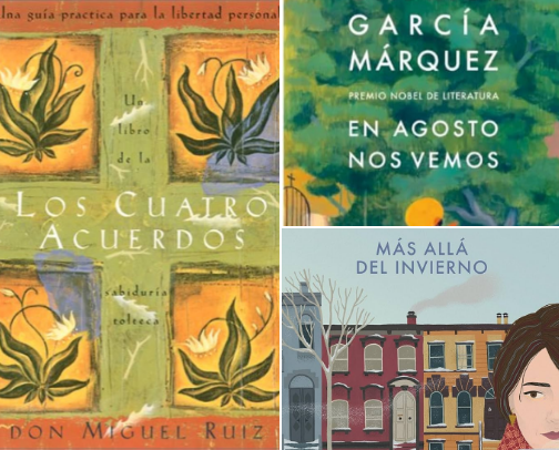 Books help you to learn Spanish! cover photo collage