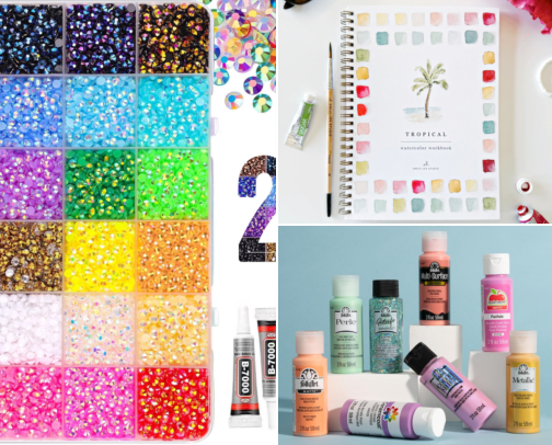 affordable craft inspo! cover photo collage