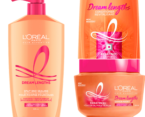 glossy healthy hair routine cover photo collage