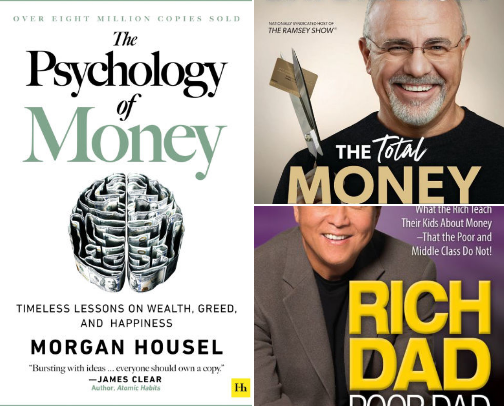 Best Personal Finance Books of All Time (That Actually Change Your Life) cover photo collage