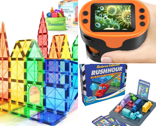 Favourite toys for all ages! cover photo collage