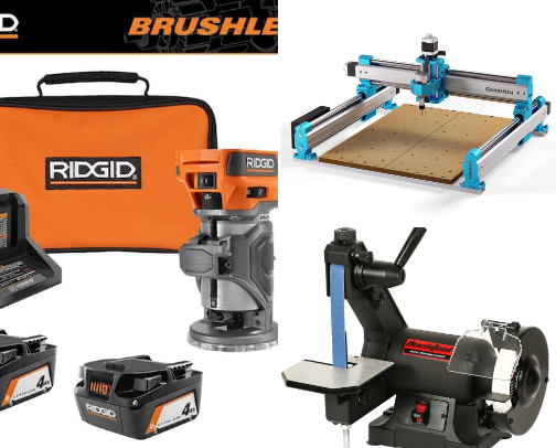 Woodworking must haves cover photo collage