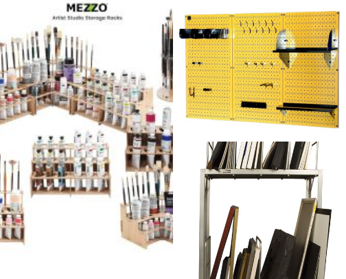 Studio Organization That Actually Works for Working Artists | Organization I Swear By cover photo collage