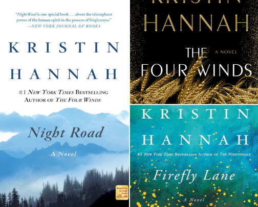 The Best of Kristin Hannah Books cover photo collage