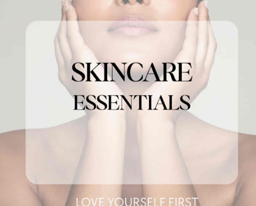 Skincare Essentials cover photo collage