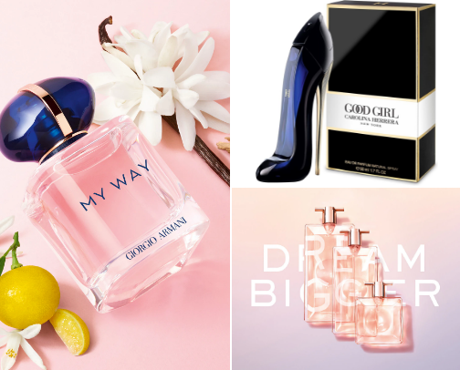 Perfumes cover photo collage