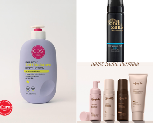 body care essentials 🧴 cover photo collage