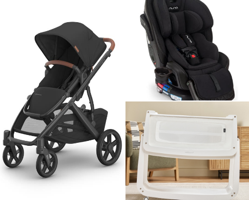 New parent necessities cover photo collage