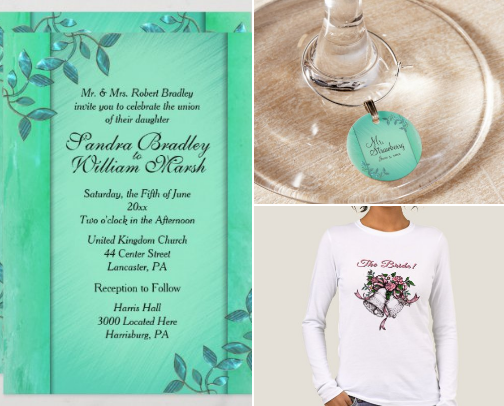 Wedding by Color cover photo collage