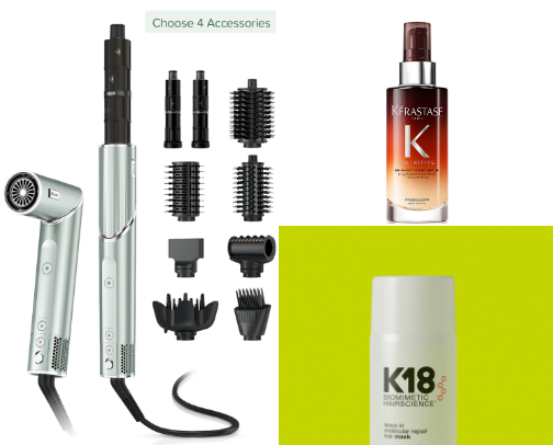 Hair care cover photo collage