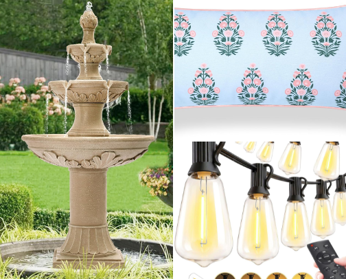 A Southern Belle's Outdoor Decor cover photo collage