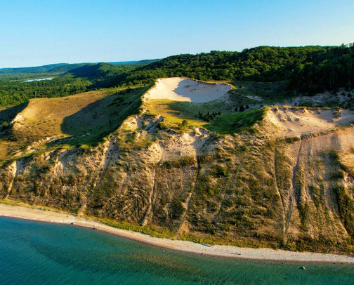 Places to Visit in Michigan- Lake Michigan Shoreline ⛵️☀️ cover photo collage
