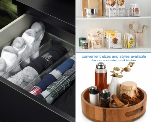 Genius Home Organization Staples That Keep Your Space Clean ✨ cover photo collage