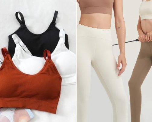 Activewear cover photo collage