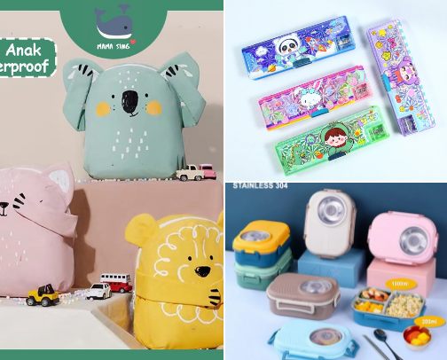 Perlengkapan Sekolah Anak yang Wajib Dimiliki! cover photo collage