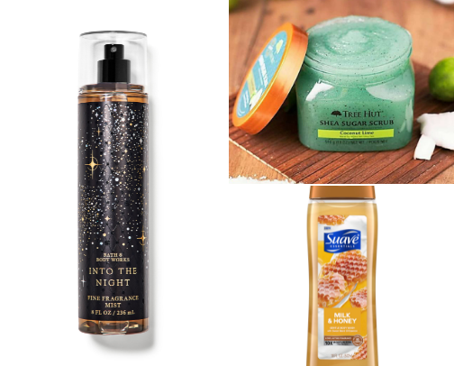 Scents and Bath Products cover photo collage
