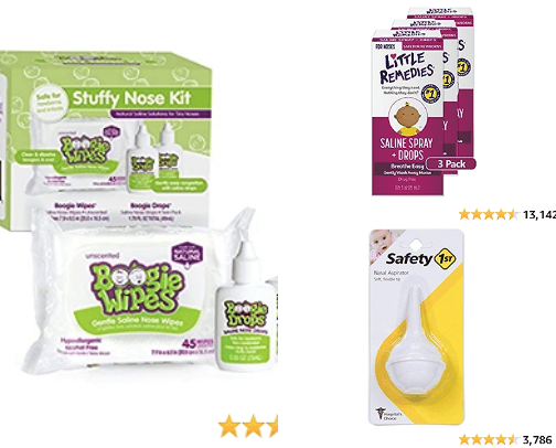 Sick baby necessities cover photo collage