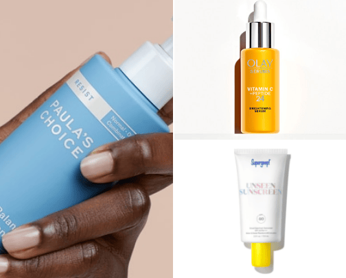 Anti-aging Skincare cover photo collage