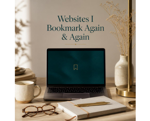 🌿Websites I Bookmark Again and Again cover photo collage